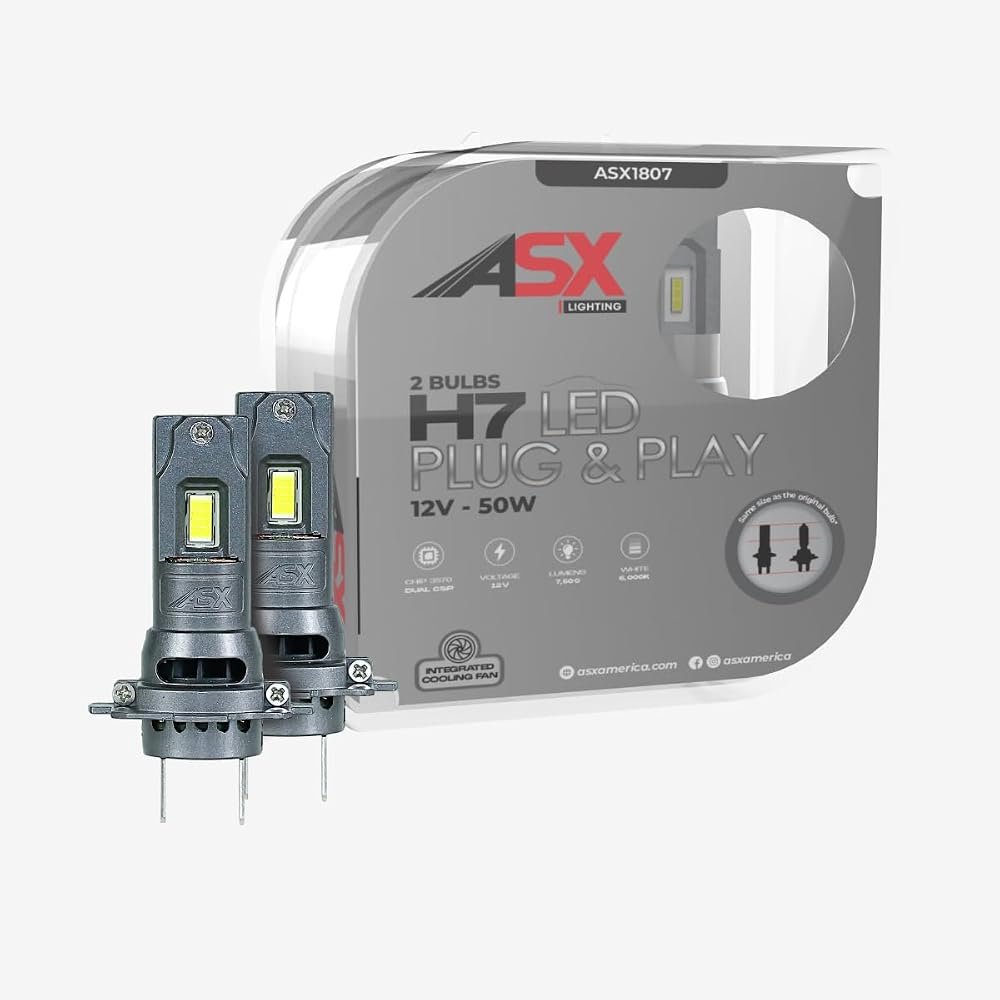 ASX LED Plug & Play H7 package and bulbs